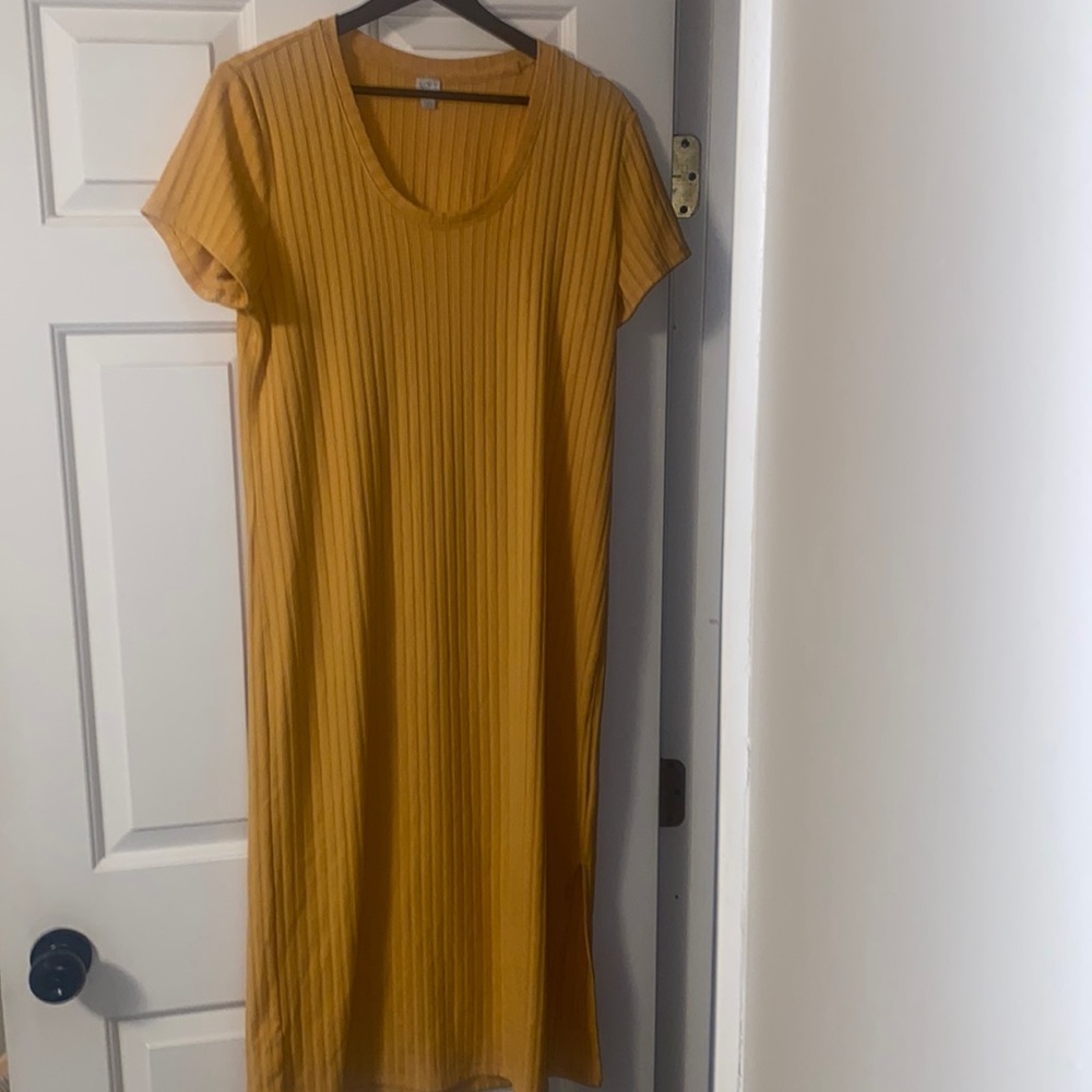 LOFT ribbed dress